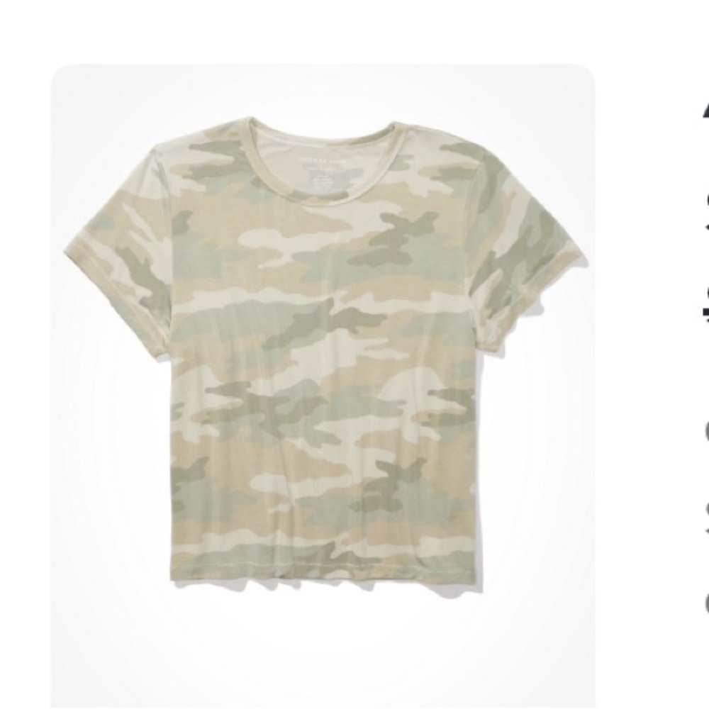 American Eagle Outfitters soft and sexy tee XL camo nwot